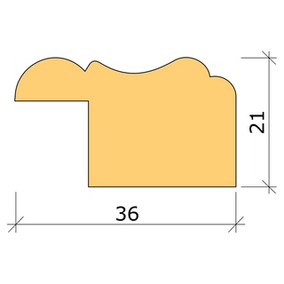 21X36 BRÖSTLIST ALLMOGE L=2,4M 9-14MM FURU RAW (12)