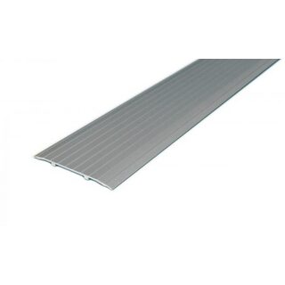 TRÖSKEL 100MM RÄFFLAD SILVER