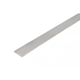 SKARVLIST 38MM SLÄT SILVER 100CM SJÄLVHÄFTANDE