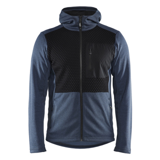 LUVTRÖJA 3540 2533 FULL ZIP NUMB BLUE/BLACK XL