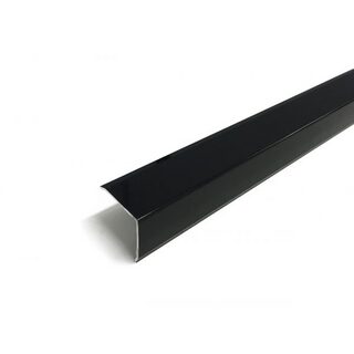 HÖRNSKYDD 30X30MM SVART 300CM ALUMINIUM 1MM SJÄLVHÄFTANDE
