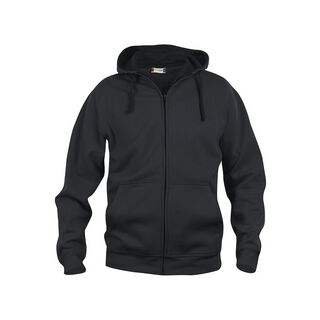 BASIC HOODY FZ HERR SVART L