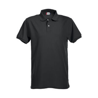 STRETCH PREMIUM POLO SVART L HERR