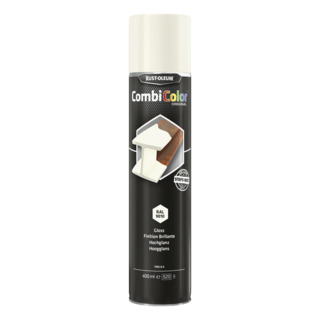 METALLFÄRG COMBICOLOR BLANK VIT RAL 9010 SPRAY