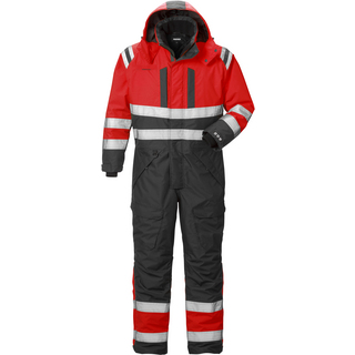 VINTEROVERALL VARSEL 8015 GTT RÖD/SVART
