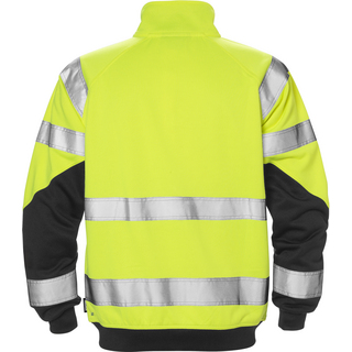 SWEATSHIRT VARSEL 7426 SHV VARSELGUL/SVART STL 3XL