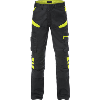 BYXA 2555 STFP SVART/HIVIS GUL STL C150