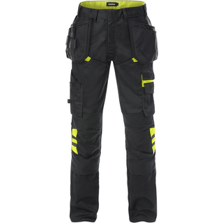 HANTVERKARBYXA 2595 STFP SVART/HIVIS GUL STL C50