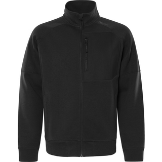 SWEATSHIRTJACKA HUVA 7830 GKI SVART STL L