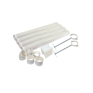 VENTILATIONSSATS D110MM 4X1M INKL MONTERINGSSATS
