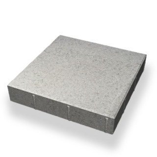 MARKPLATTA SLÄT FASAD HEL GRÅ 420X420X80MM