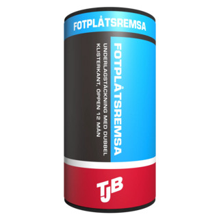 FOTPLÅTSREMSA TJB 0,33X25M