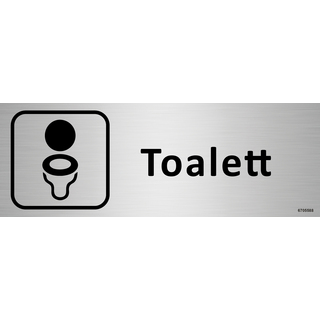 SKYLT UNIGRAPHICS TOALETT
