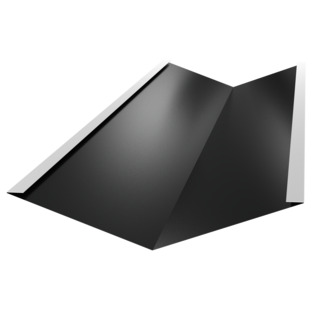 VINKELRÄNNA SVART L:2000MM