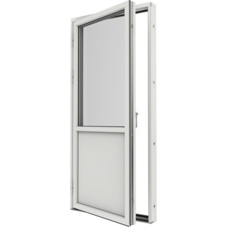 ALTANDÖRR ADFC VITMÅLAT ALUMINIUM