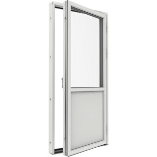 ALTANDÖRR ADKC VITMÅLAT ALUMINIUM