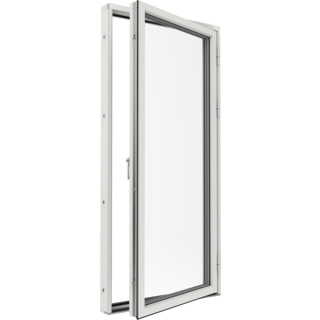 ALTANDÖRR ADC VITMÅLAT ALUMINIUM