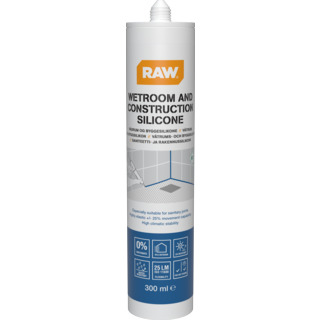 VÅTRUM & BYGGSILIKON 300ML RAW GRÅ ANTIMÖGEL