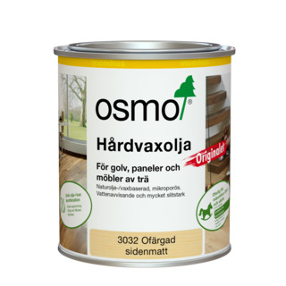 GOLVOLJA OSMO 3032 0,75LIT SIDENMATT HÅRDVAXOLJA