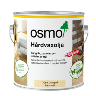 HÅRDVAXOLJA 3065 OSMO ORIGINALET HALVMATT 2,5L