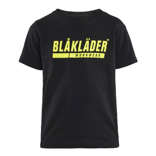 T-SHIRT 5200 1042 BARN SVART/VARSELGUL