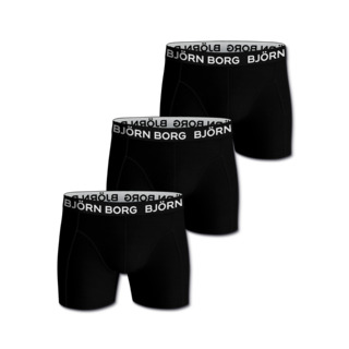 KALSONG BOXER SOLID BJÖRN BORG SVART XL 3ST