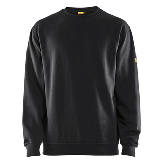 SWEATSHIRT 3074 1762 FLAMSKYDDAD SVART