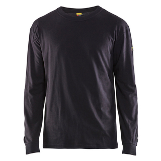 T-SHIRT 3483 1737 FLAMSKYDD LÅNGÄRMAD MARINBLÅ
