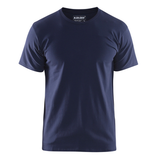 T-SHIRT 3533 1029 SLIM FIT MARINBLÅ XL