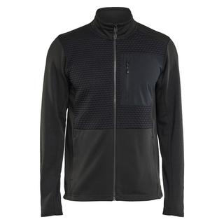 TRÖJA FULL ZIP SVART XL