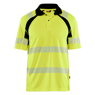 PIKETRÖJA VARSEL UV-SKYDDAD VARSELGUL/SVART XXXL