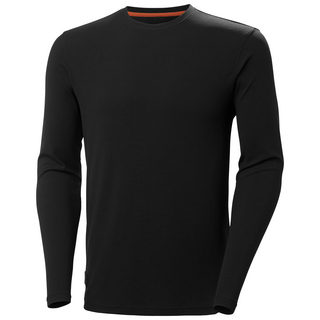 T-SHIRT 79329 TECH LÅNGÄRM SVART XL