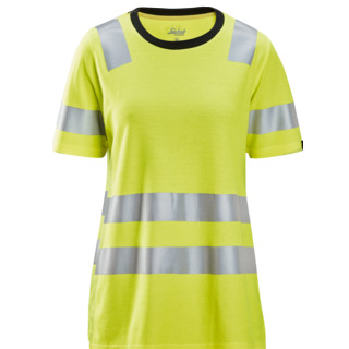 T-SHIRT KL 2 DAM VARSELGUL STL XS