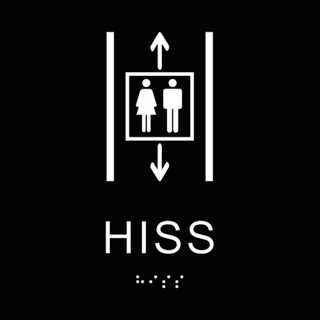 TAKTIL SKYLT HISS