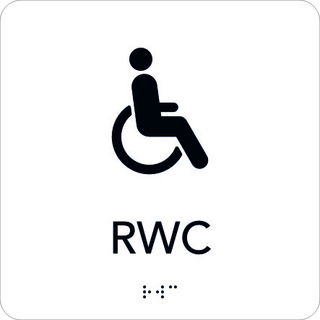 TAKTIL SKYLT RWC