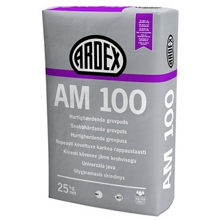 SNABBPUTS ARDEX AM100 GRÅ 25KG PUTSBRUK SNABBHÄRD 5-30MM