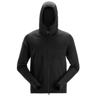 HOODIE HELZIP FW SVART STL S
