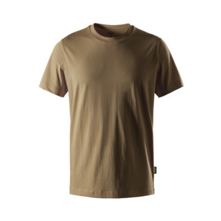 T-SHIRT I BOMULL LJUSBRUN STL L