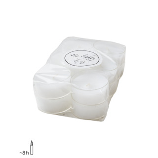 TEA LIGHTS VÄRMELJUS, 12-PACK