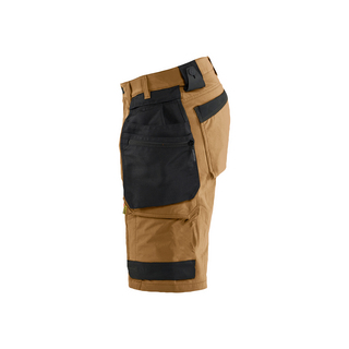 HANTVERKSHORTS 1702 1645 STRETCH NOUGAT/SVART C54