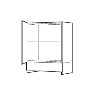 VÄGGSKÅP FLÄKT K 60CM 4080