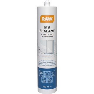 BYGGFOG PLUS VIT 290ML RAW FTALATFRI  0500-N 25% RÖRELSE
