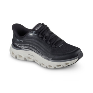 SKO GLIDE STEP WAVE ZANARO SLIP-IN SKECHERS SVART 42