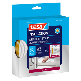 TÄTNINGSLIST P-EPDM 5391 TESA VIT 25MX9MX5,5MM