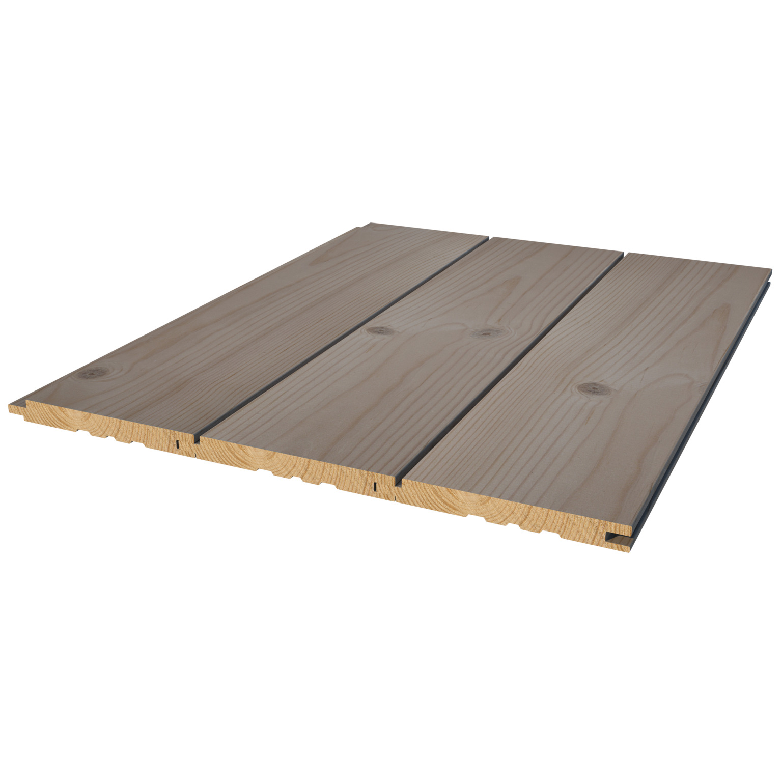 PANEL STILLA GÄRDSGÅRDSGRÅ BETS FURU 13X120X5100 8ST | Beijer Byggmaterial