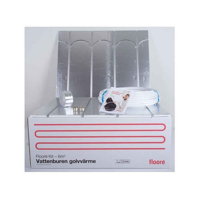 GOLVVÄRME FLOORE KIT KOMPL MED SKIVOR RÖR&KOPP 41435 13MM 6M2 | Beijerbygg Byggmaterial
