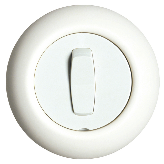 STRÖMBRYTARE RENOVA TRAPP 1-POL INFÄLLD SVART BLISTER