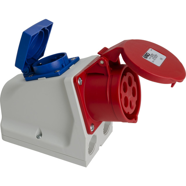 VÄGGUTTAG CUI 416-6 +CRU 230V 1FAS UTTAG SCHUCKO | Beijerbygg Byggmaterial