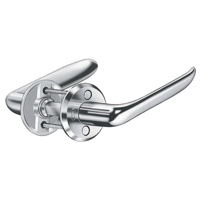 DÖRRHANDTAG 696 NICKEL IND 40-57MM DÖRRTRYCKE | Beijerbygg Byggmaterial