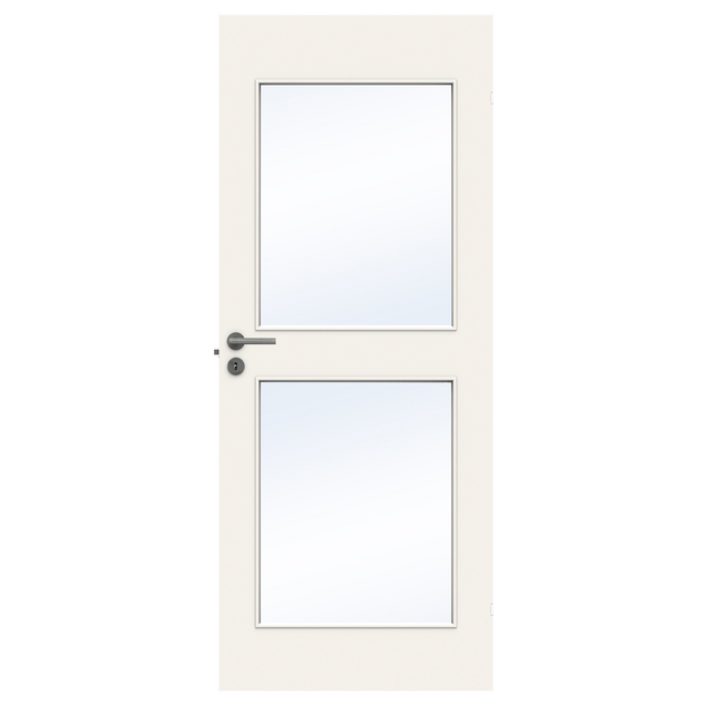 INNERDÖRR 200/G03 IDL 8X20 VIT GLAS 4MM HÄRDAT EXKL KARM | Beijerbygg Byggmaterial